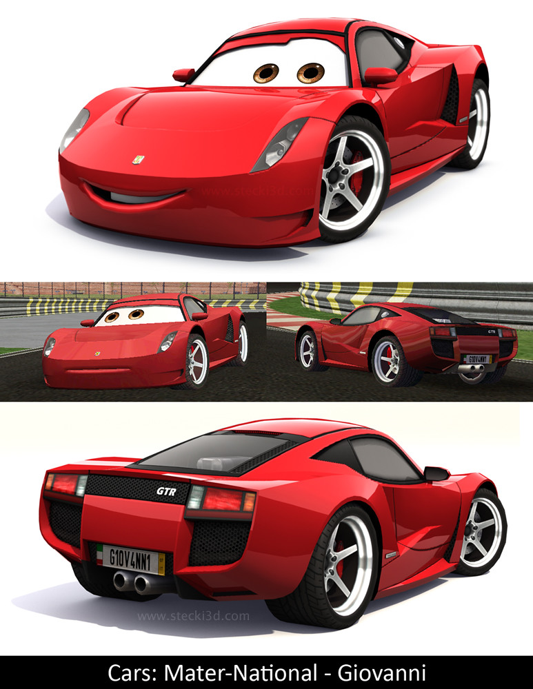 Pixar Cars Giovanni Final Model The final 3D model I crea… Flickr