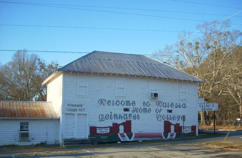 Reinhardt College Mural Downtown Waleska City incorporat… Flickr
