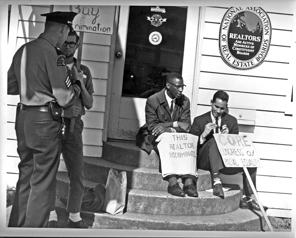 Fair housing protest, 1964 a photo on Flickriver