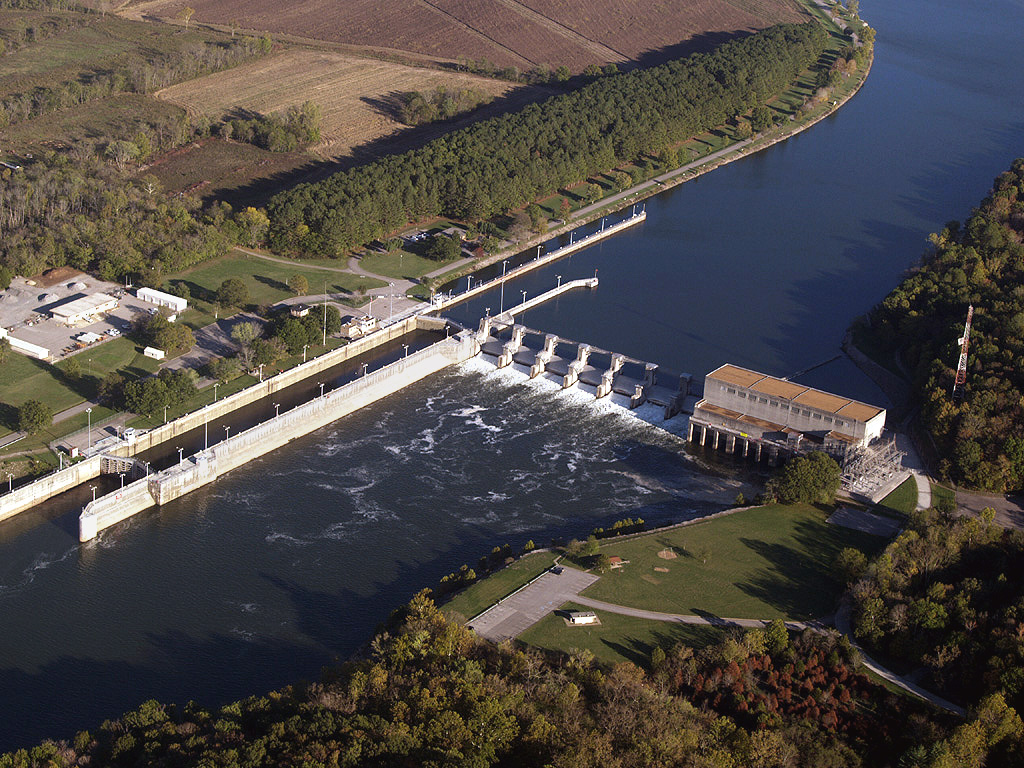 Ashland City, Tennessee Cheatham Lock & Dam An aerial vi… Flickr