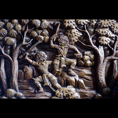 Wooden Acting Beautiful wood carvings in an armchair. Phot… Flickr