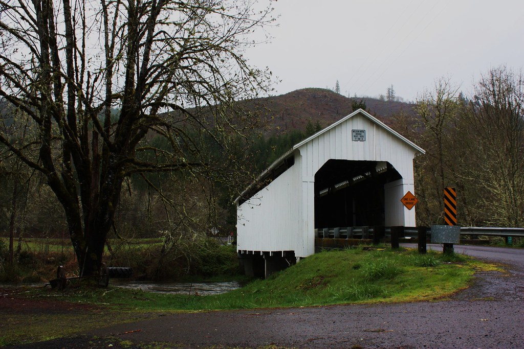 Nelson Mountain Covered Bridge Rural Oregon Sally Flickr