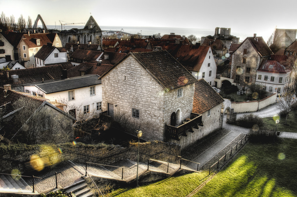 View of Visby. Sweden. Vista de Visby. a photo on Flickriver