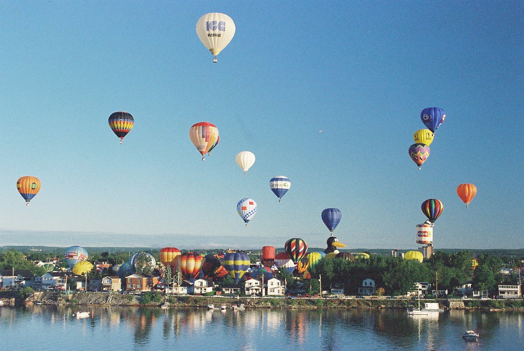 Hot Air Balloon Festival Gatineau Canada September 1995 (3… Flickr