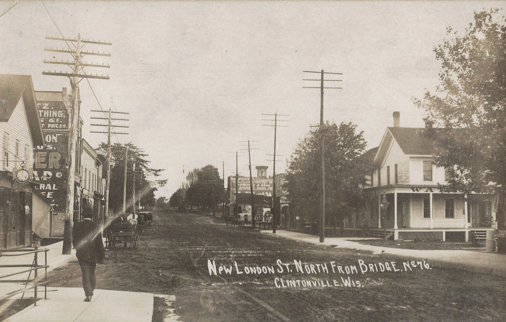 Main Street 7 (1911) RPPC Clintonville Wisconsin depicting… Flickr