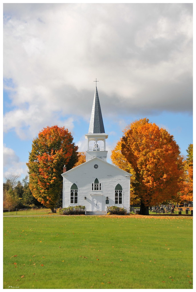 Eglise de Hatley, Estrie, Québec, Canada Pierre Wautier Flickr