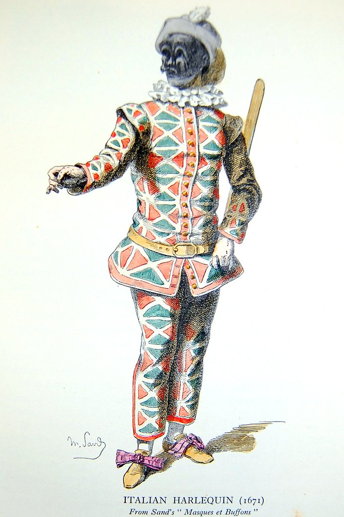 Italian Harlequin Illustration of Italian Harlequin 1671fr… Flickr