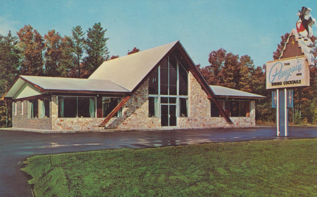 The Penguin Inn Grayling, Michigan I75 Business Loop ad… Flickr