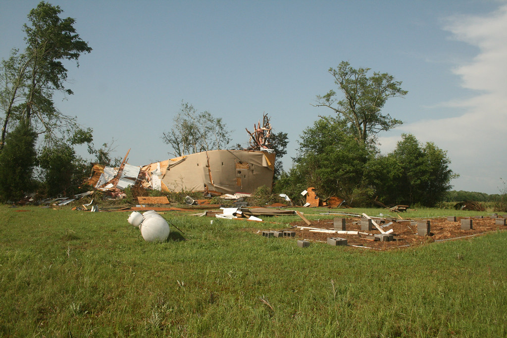 Starkville Storm Damage 2 The remains of a mobile home des… Flickr