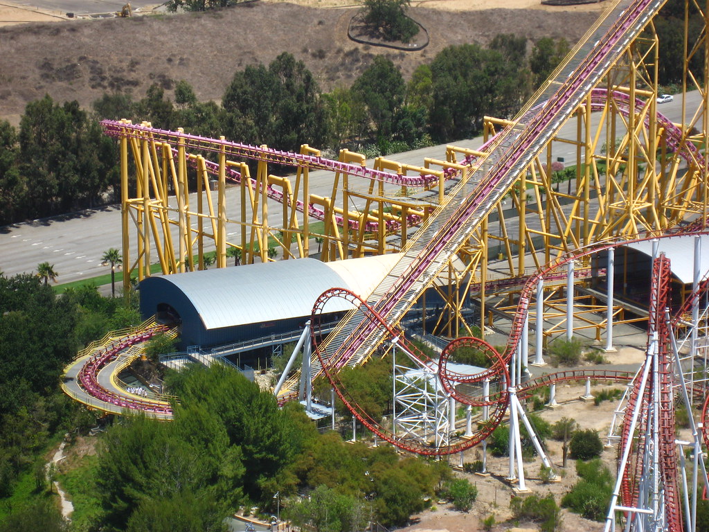 Six Flags Magic Mountain Viper & X Aerial SpokkerJones Flickr