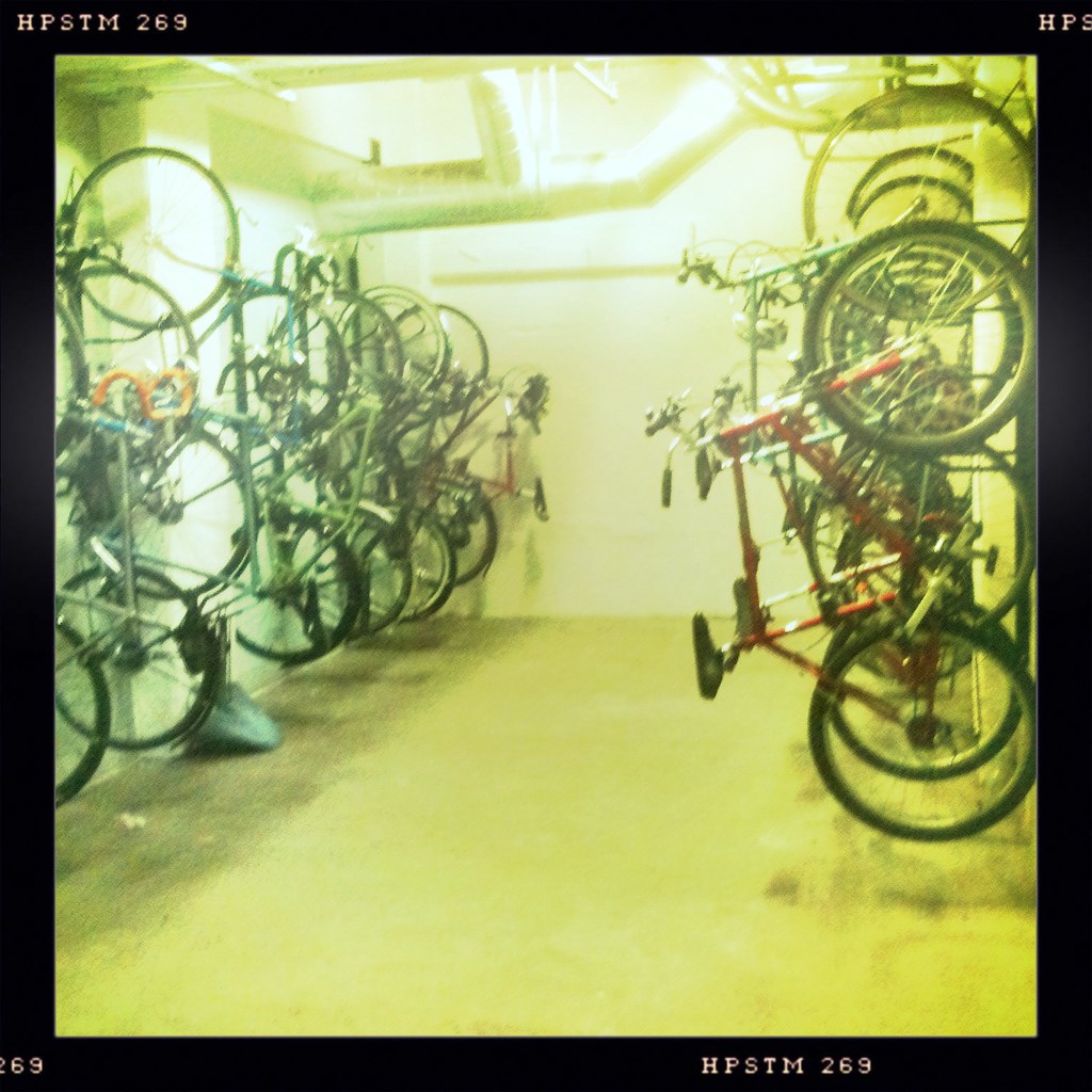 Where's Waldo? Bike parking at the Olympic Mills Commerce … Flickr