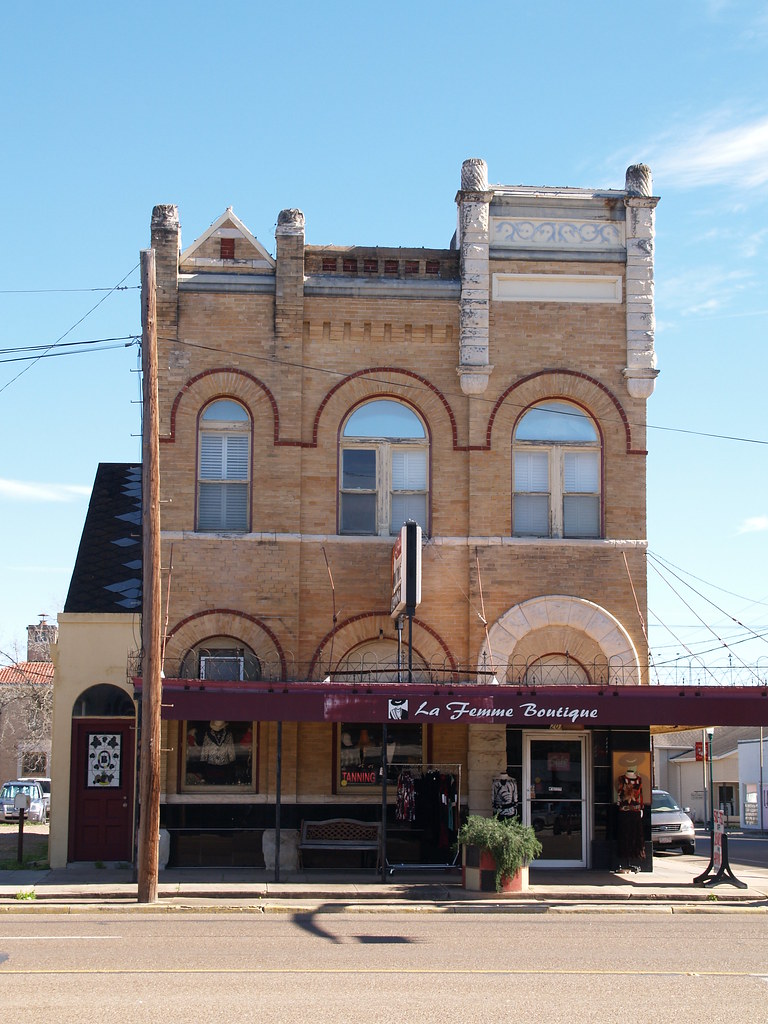 Cuero Texas Old small town 2010 Buildings Roads Signs P125… Flickr