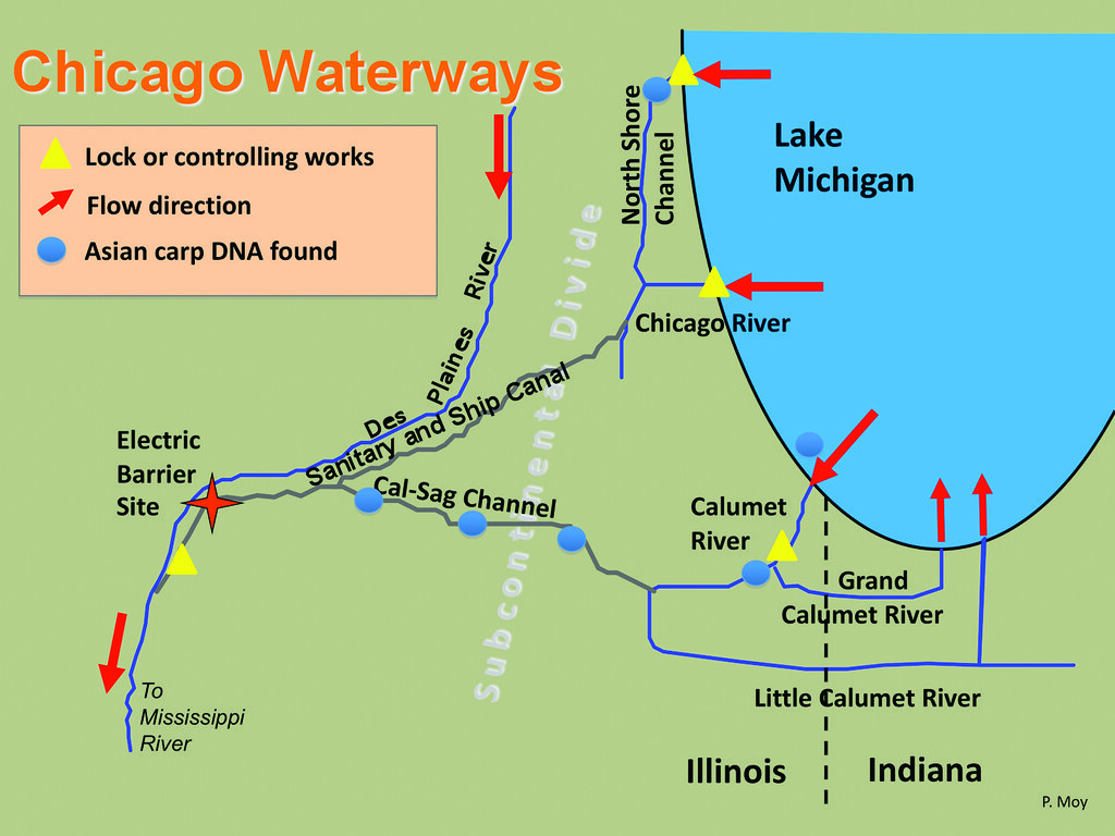 Final Chicago Waterways map Bay View Compass Flickr