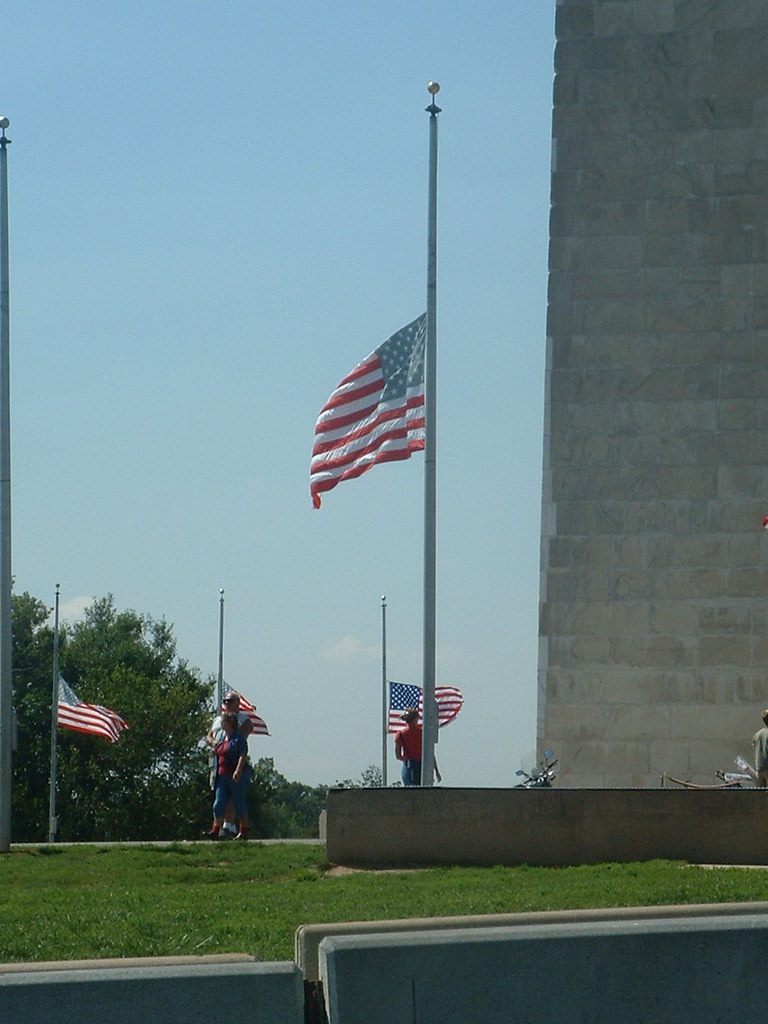 Flag at half mast September 11th Washington D.C. Flickr