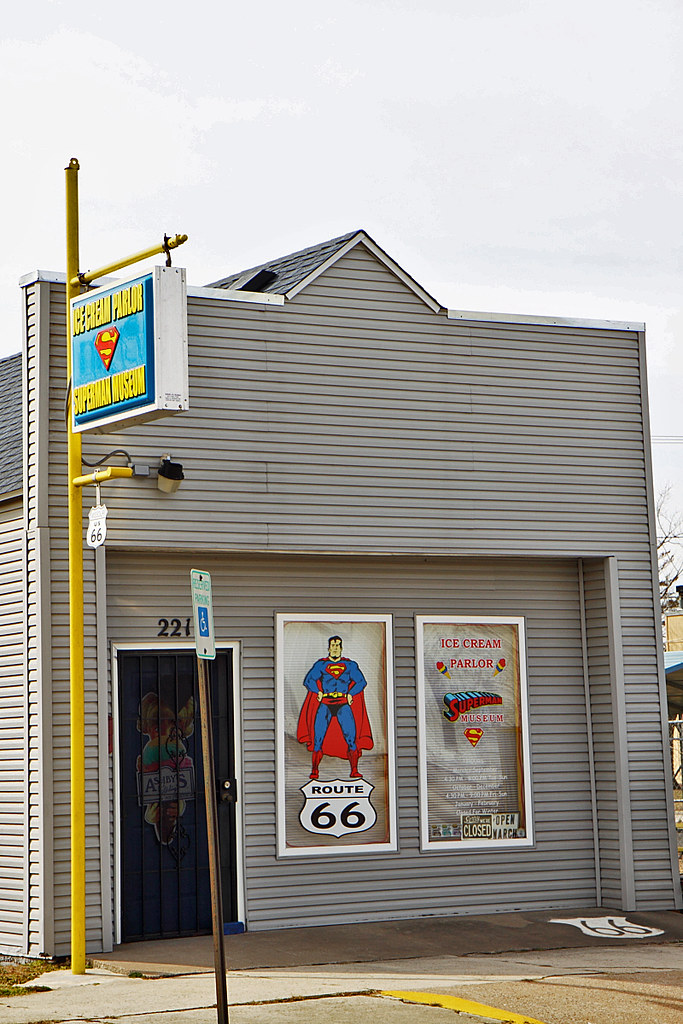 Superman Museum/Ice Cream Parlor Carterville Missouri I do… Flickr