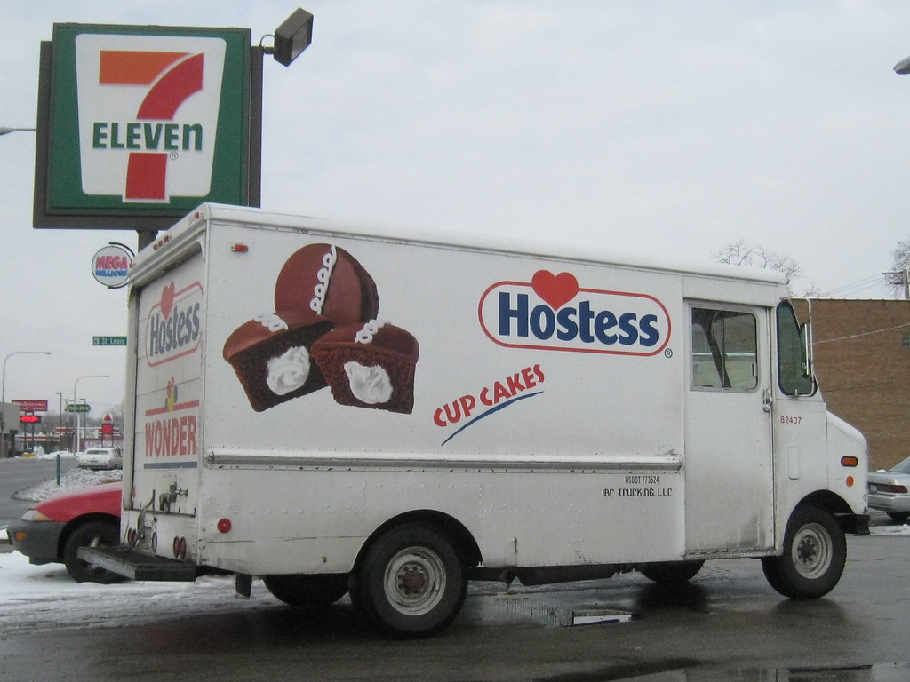 Hostess Cup Cake Truck Making the rounds on a gloomy disma… Flickr