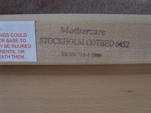 CIMG3311 Mothercare "Stockholm" cot bed. Full size cot whi… Flickr