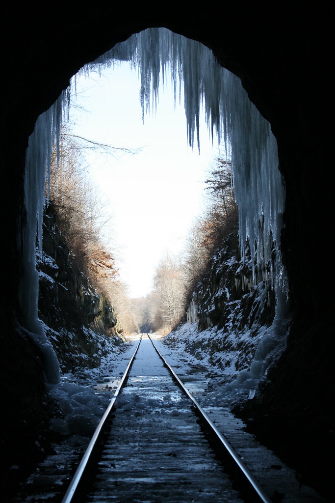 Tunnel Hill Inside the tunnel under Tunnel Hill Road. Paprika53