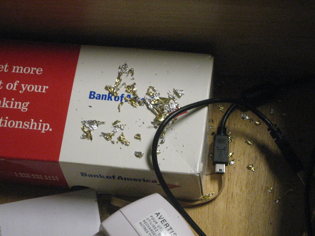 Mice I think a mouse got into my drawer and messed with st… Flickr