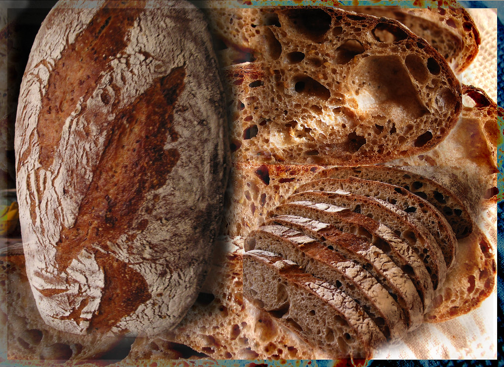 flax seed whole wheat sourdough blog and recipe at At Home… Flickr