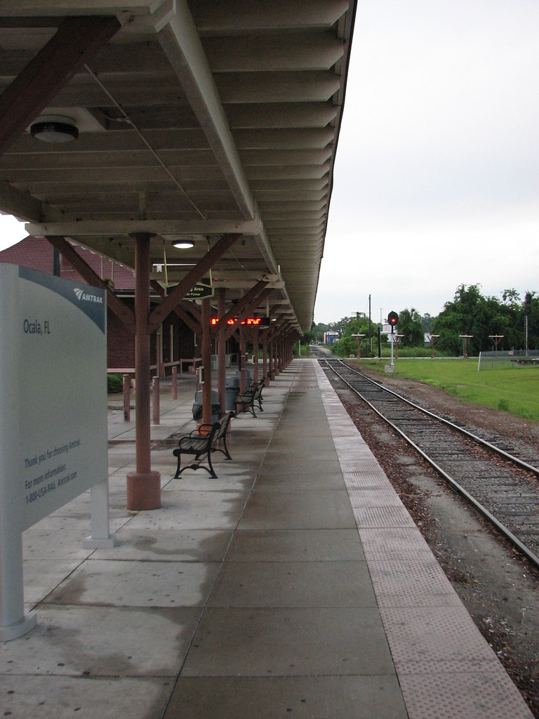 Ocala Amtrak Platform No trains stop here anymore, only Am… Flickr