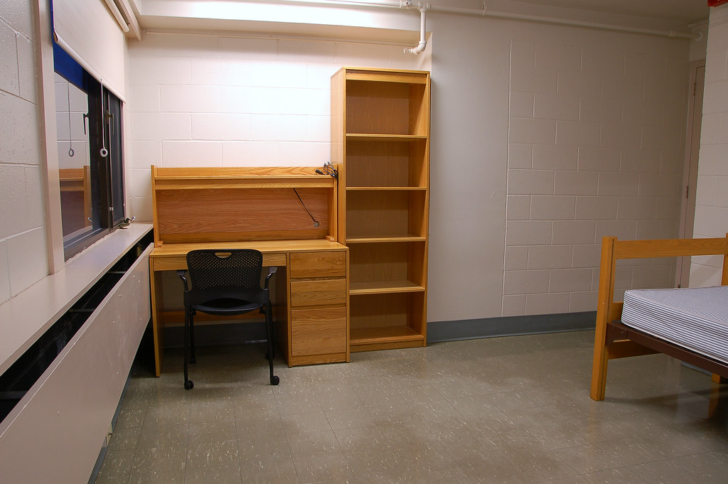 Typical UMass Dorm Room Single room in South West. Flickr