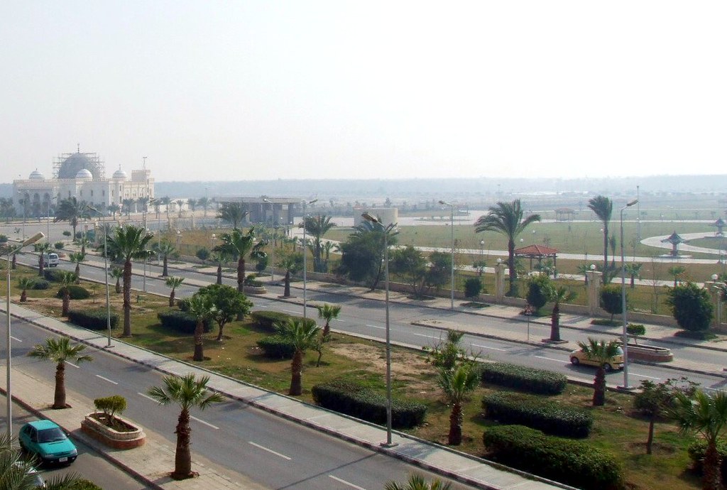 to New Damietta This is the main road in the entra… Flickr