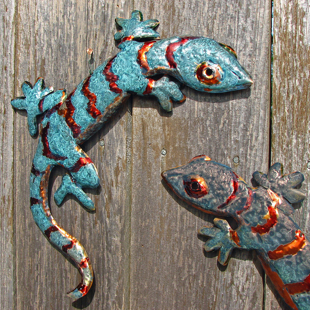 Copper gecko lizard Mark Noll Flickr