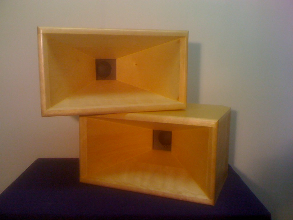 High Frequency Speaker Horn These are custom wood speaker … Flickr