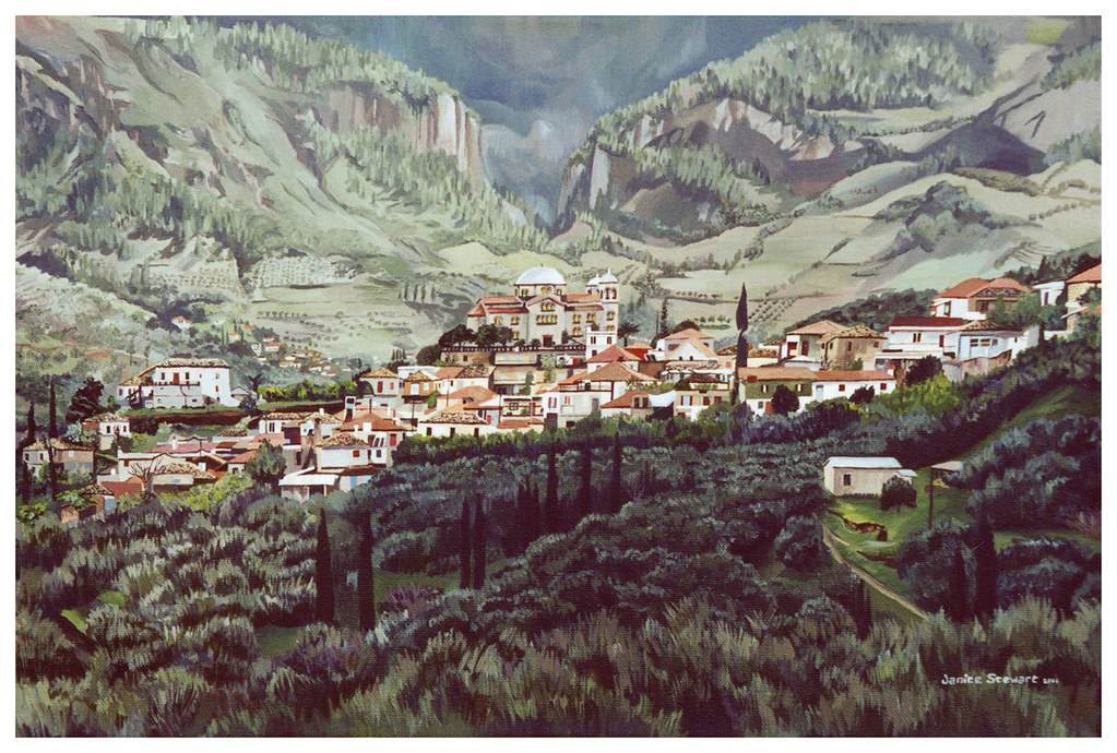 Herrington Village Oil on canvas Janice the mom Flickr