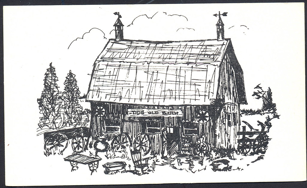 Traverse MI Nice Illustration of This Old Barn Antiques on… Flickr