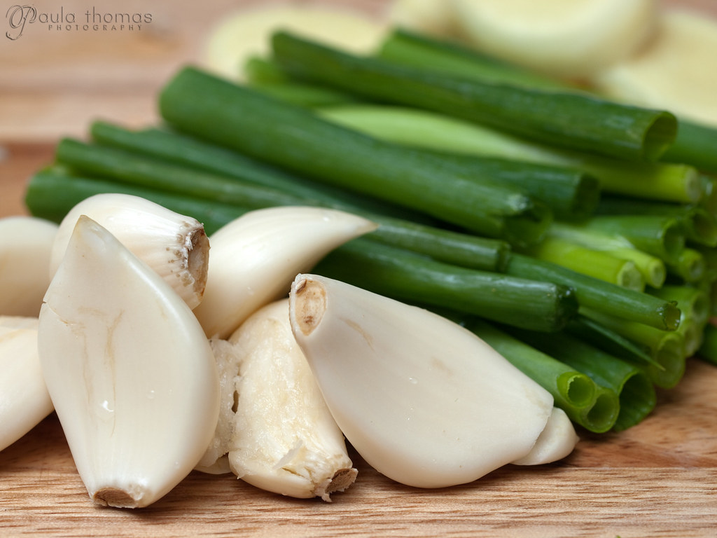 Garlic and Green Onions Blogged Flickr