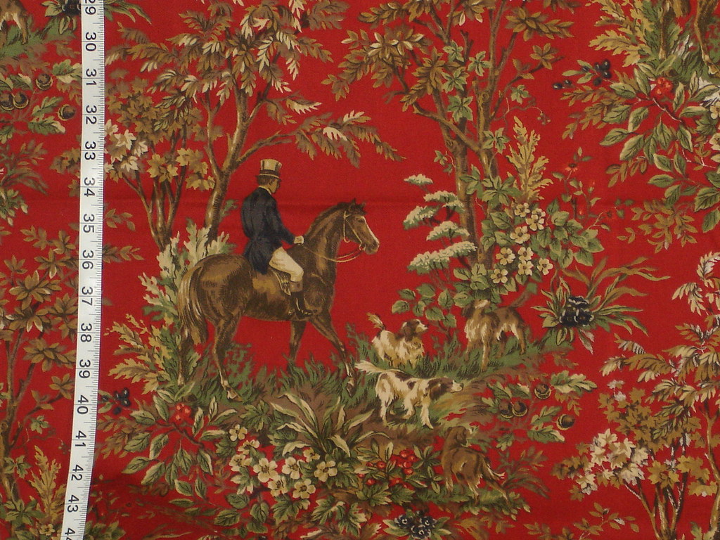 Ralph Lauren horse toile fabric home decorating a photo on Flickriver