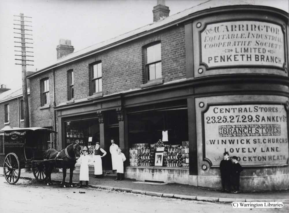 Penketh Coop 1905 The Coop was on the corner of Warringt… Flickr