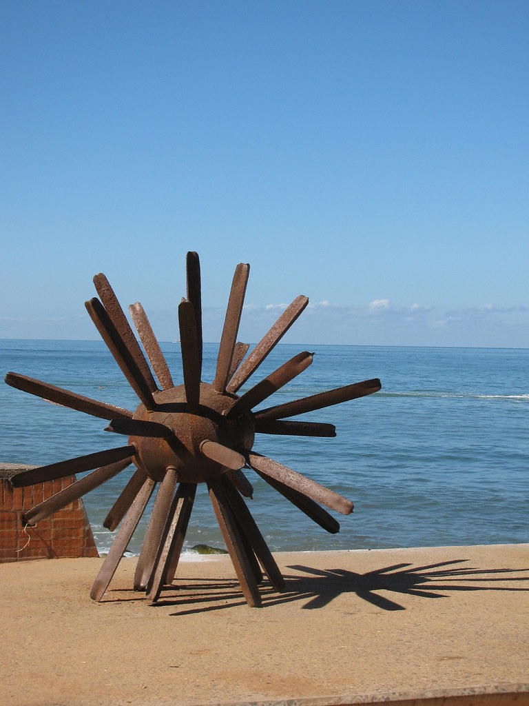 Sea urchin sculpture on the Malecon in Puerto Vallarta Flickr