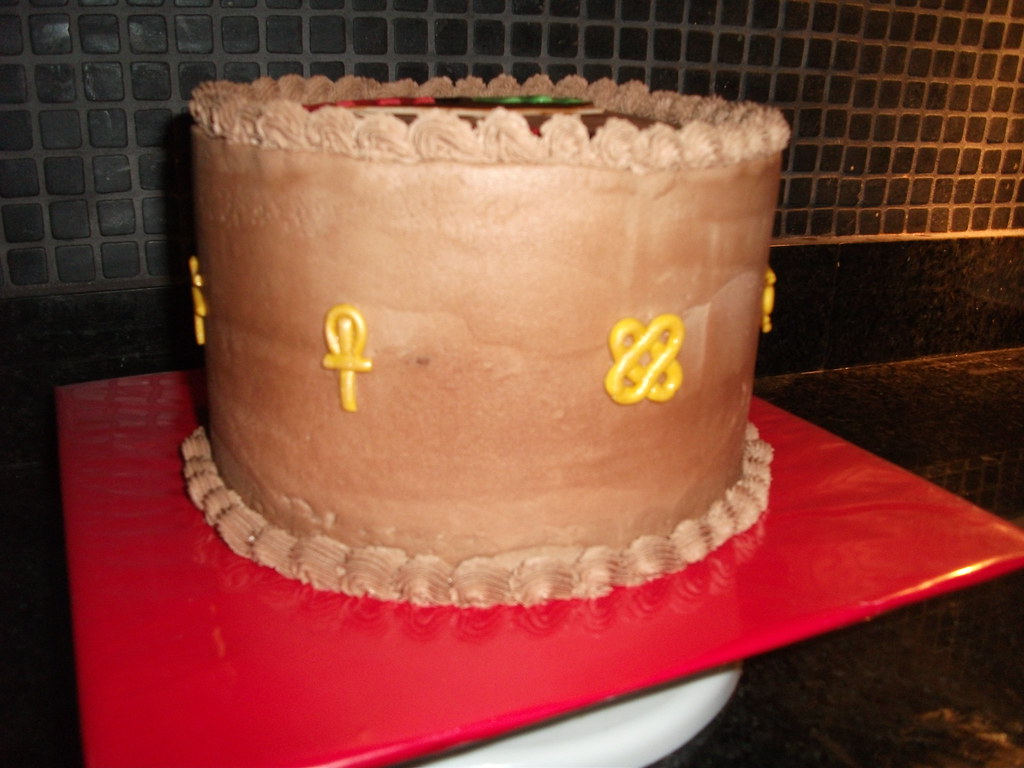 Kwanzaa Cake side The sides were wrapped with the 7 Kwanz… Flickr