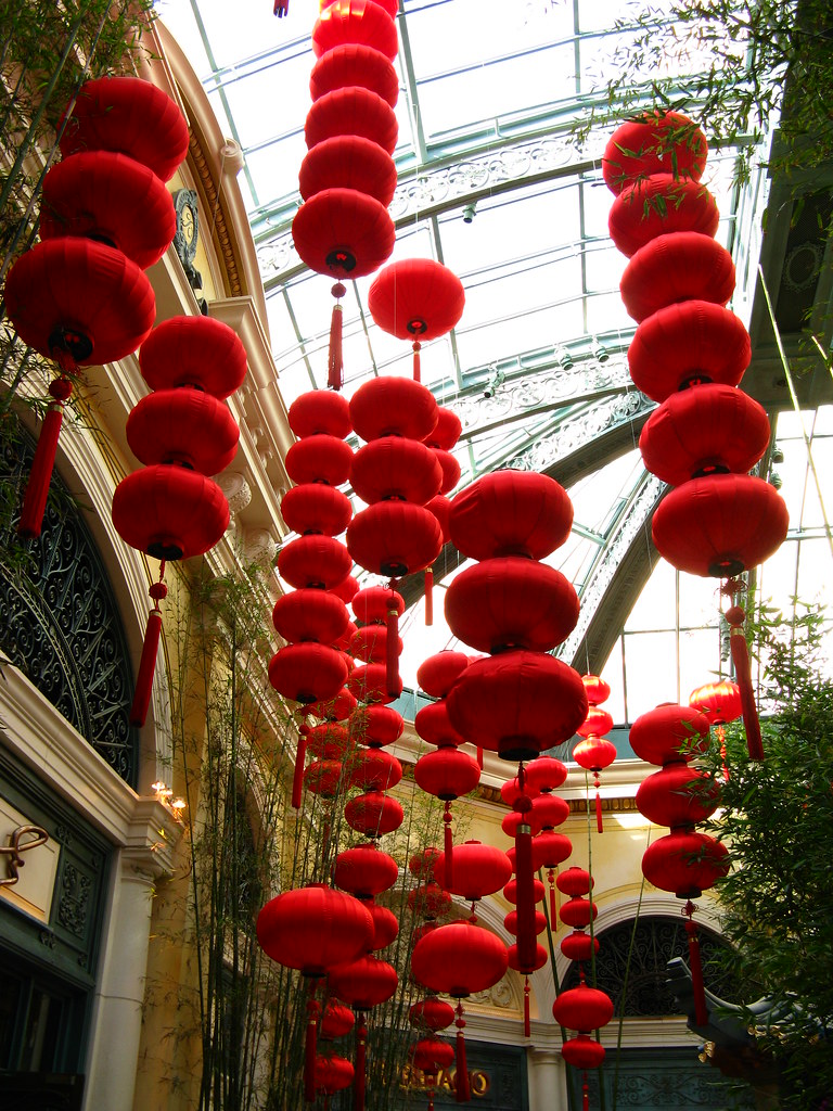 Lanterns in the Conservatory of the Bellagio, Las Vegas Flickr