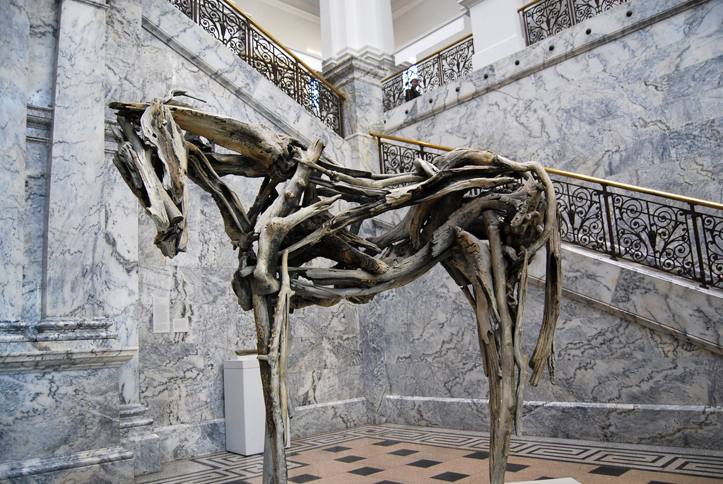Driftwood Horse in the Cantor Arts Center at Stanford Flickr