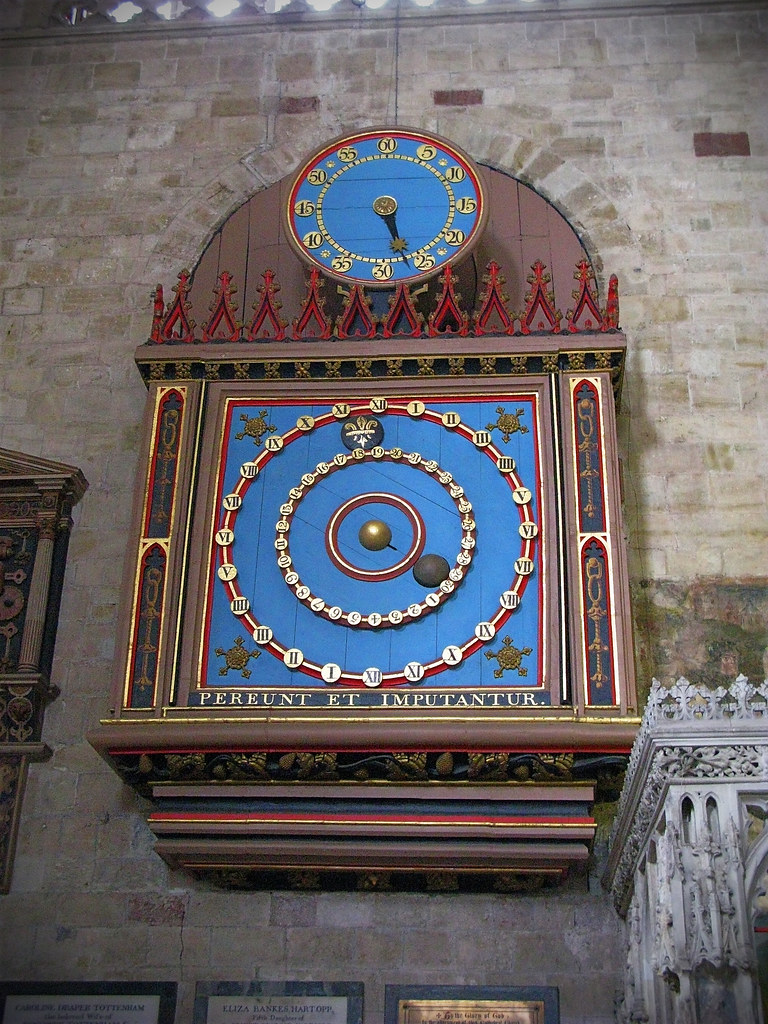 Cathedral clock (Exeter cathedral) 200907JulDevonIMG_14… Flickr