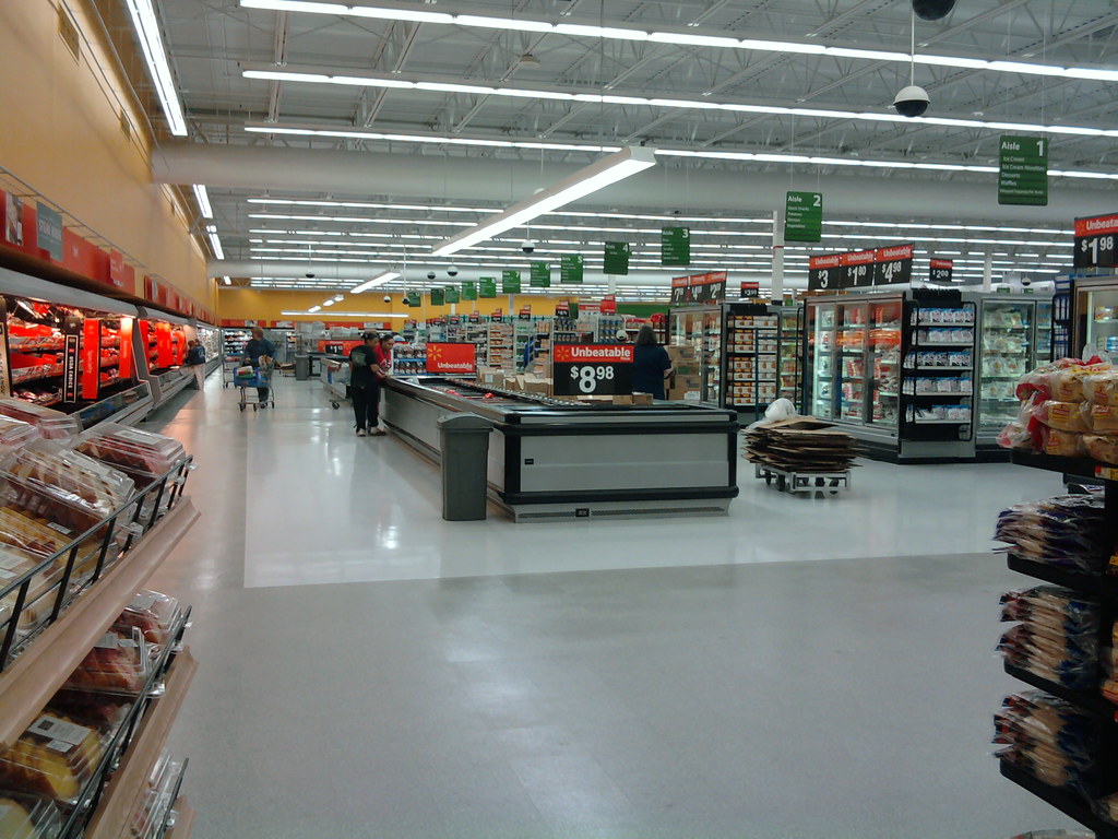 WalMart 73rd Street Windsor Heights (Des Moines), Iowa Back of