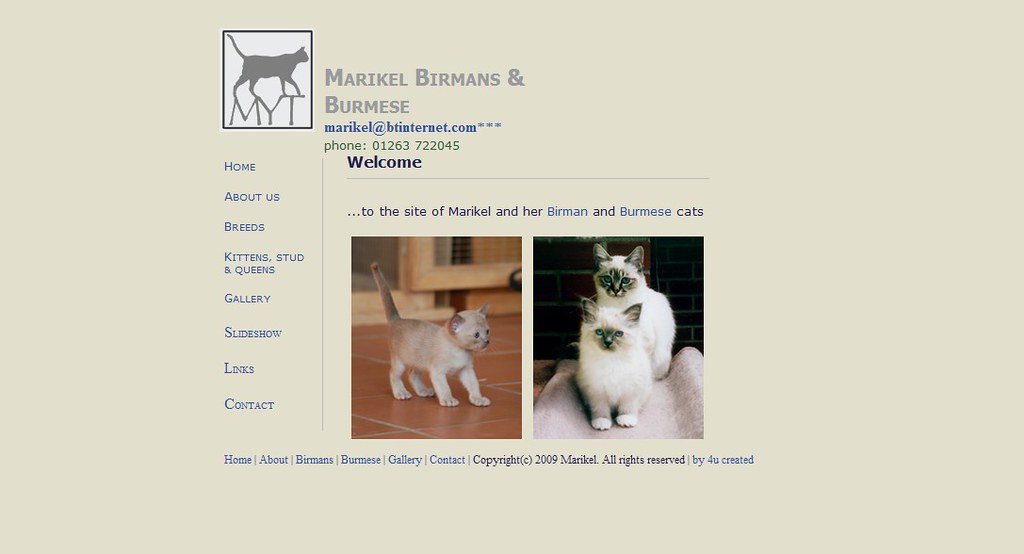 Cats breeder website website for Birman and Burmese cat br… Flickr