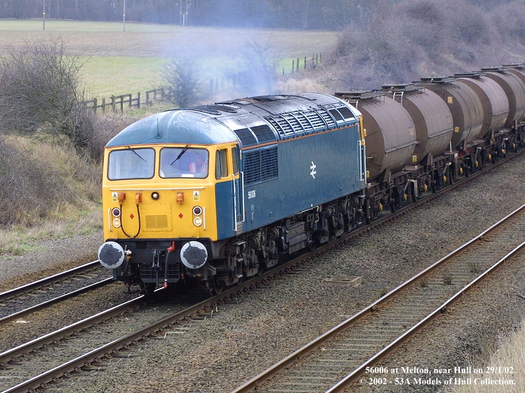 29/01/2002 Melton, East Yorkshire. EWS 56006 with Hull t… Flickr