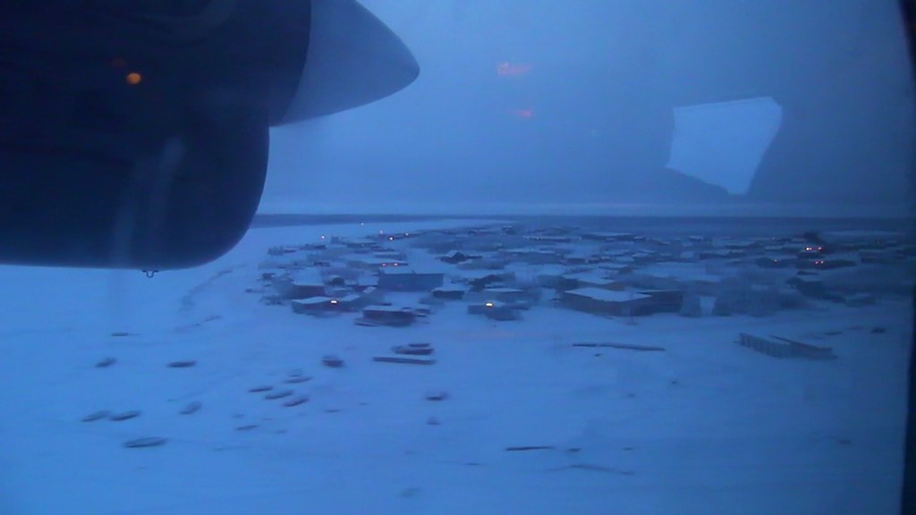 Landing in Aklavik at 630pm MDT a photo on Flickriver