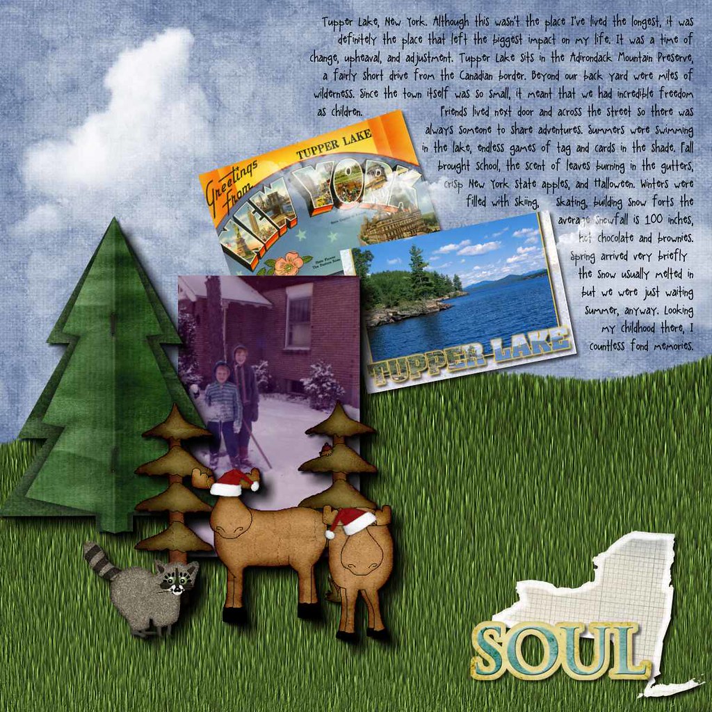 1963 Tupper Lake 200kb Lynn & me and Tupper Lake snow in 1… Flickr