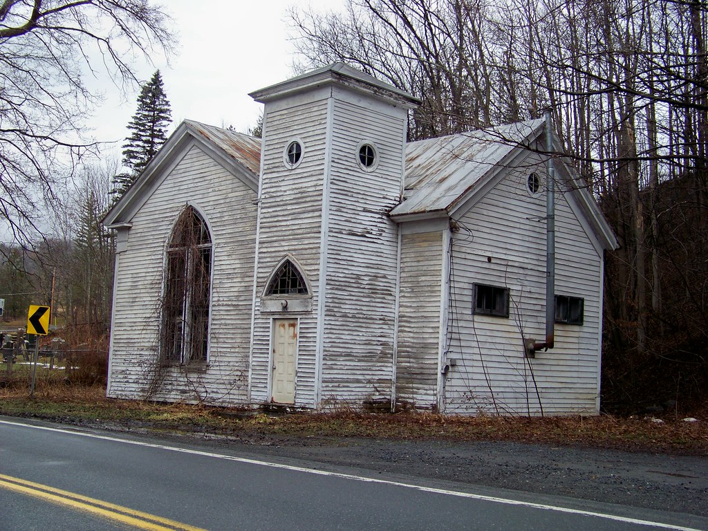 Abandoned Church In Preston Hollow, NY. Richard Flickr