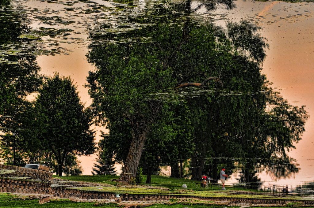 Miller Park, Bloomington, IL, USA Water Reflection Flickr