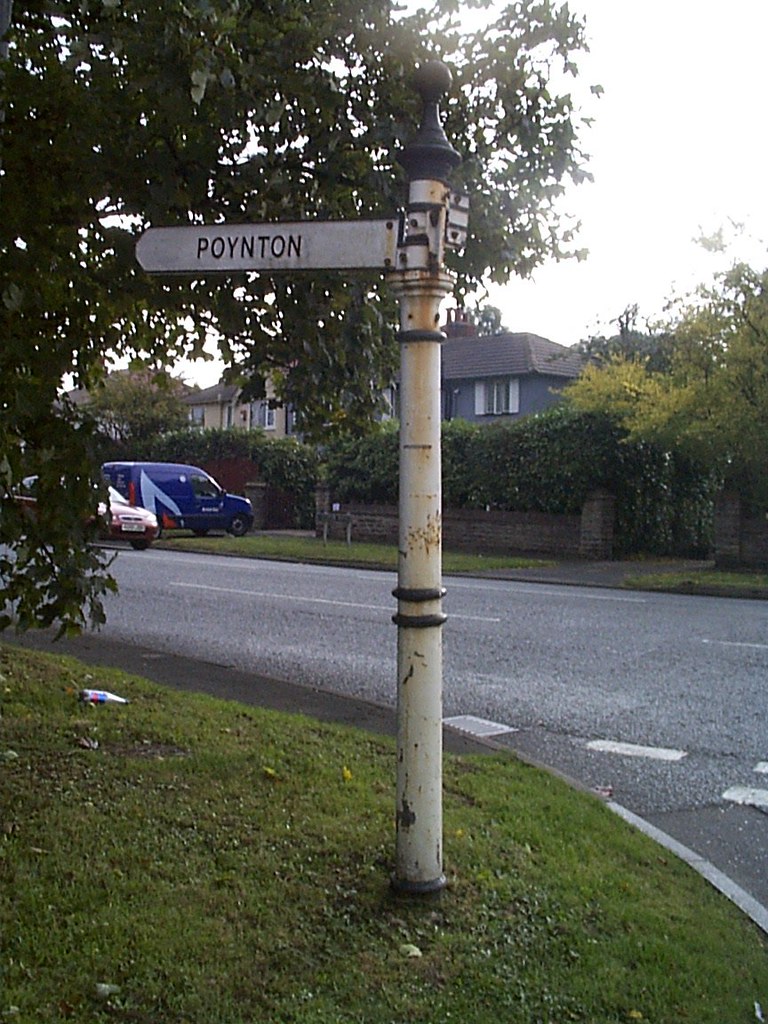 Fingerpost at Poynton, Cheshire Just a single (possibly re… Flickr