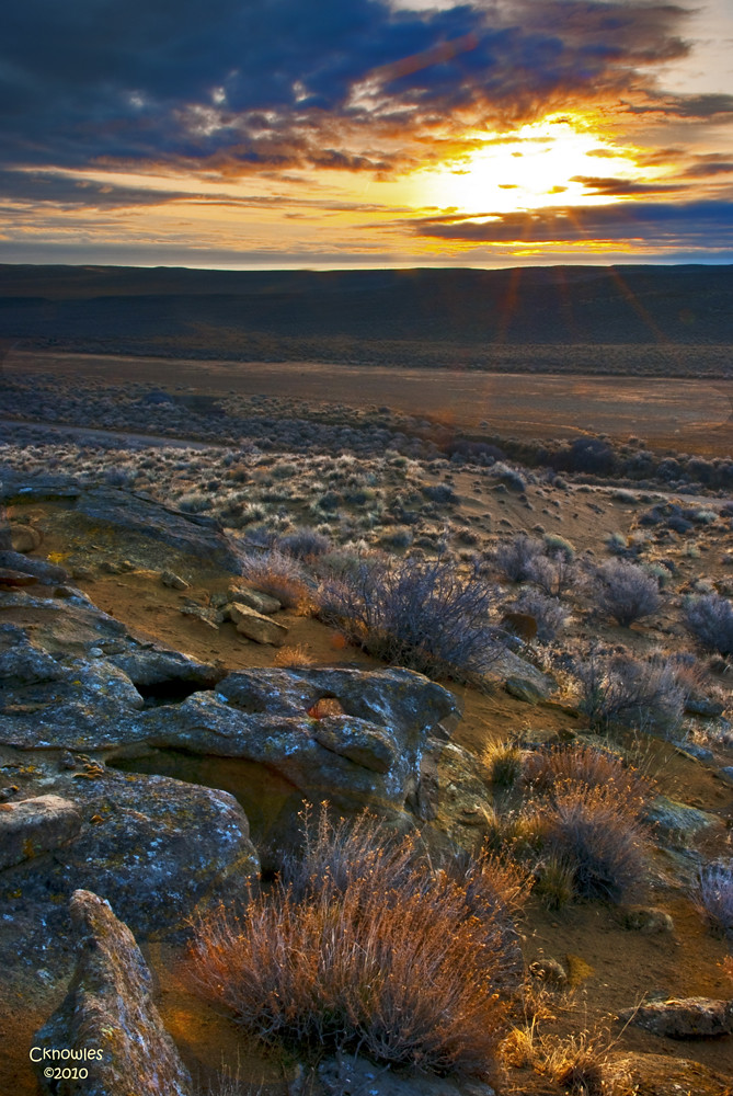 Sunrise over the high desert of south Idaho Sunrise over t… Flickr