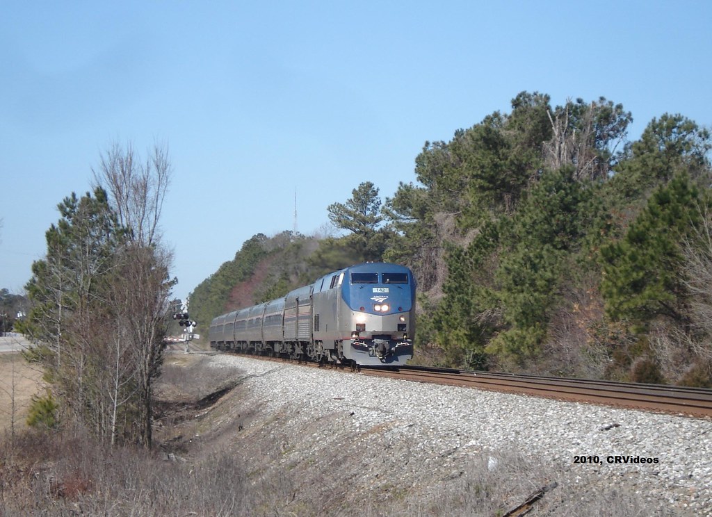 Amtrak 80 at S162.8 Charlotte to New York Passenger. Lost Bouy Flickr