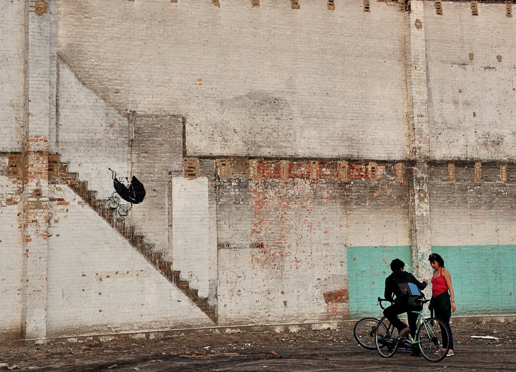 Banksy in Chicago It's not every day that Banksy tags